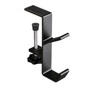 Purse Hook for Table Portable Desk Mount Bag Holder Clamp Adjustable Clamp-On Backpack Hanger for Purses, Handbags Headphones(Black Single Hook) (Black Double Hook) Purse Hook for Table Portable Desk Mount Bag Holder Clamp Adjustable Clamp-On Backpack Hanger for Purses, Handbags Headphones(Black Single Hook) (Black Double Hook)