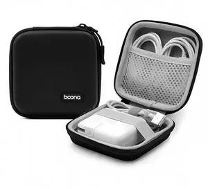 Small Travel Carrying Storage Case, 4.4"x4.4" Charger Organizer, Pouch compatible with MacBook Power Adapter, Laptop Accessories Cables, Cords, USB Drives, Earphones Small Travel Carrying Storage Case, 4.4"x4.4" Charger Organizer, Pouch compatible with MacBook Power Adapter, Laptop Accessories Cables, Cords, USB Drives, Earphones