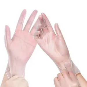 Clear Vinyl Gloves, Disposable Powder-Free Latex-Free Gloves, 100 Count Box, Food Handling & Cleaning Gloves for Restaurants, Kitchen, Household, Medical, Beauty, Crafts and General Purpose Use Clear Vinyl Gloves, Disposable Powder-Free Latex-Free Gloves, 100 Count Box, Food Handling & Cleaning Gloves for Restaurants, Kitchen, Household, Medical, Beauty, Crafts and General Purpose Use