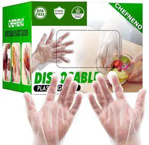Disposable Food Prep 700 Gloves (350 Pair) Plastic Disposable Gloves Kitchen Cooking Cleaning Food Handling Gloves (700 PCS) Disposable Food Prep 700 Gloves (350 Pair) Plastic Disposable Gloves Kitchen Cooking Cleaning Food Handling Gloves (700 PCS)