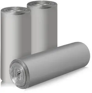 4 Gallon/60pcs Small Garbage Bags,Small Trash Bags,Silver 4 Gallon/60pcs Small Garbage Bags,Small Trash Bags,Silver