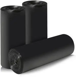 4 Gallon/60pcs Small Garbage Bags,Small Trash Bags,Black 4 Gallon/60pcs Small Garbage Bags,Small Trash Bags,Black