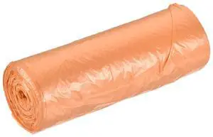 2-4 Gallon Small Trash Bags Garbage Waste Basket Liners for Kitchen, Office, Bathroom, Bedroom, Orange, 20 Counts/Roll 2-4 Gallon Small Trash Bags Garbage Waste Basket Liners for Kitchen, Office, Bathroom, Bedroom, Orange, 20 Counts/Roll