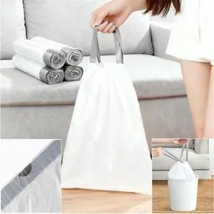 4 Gallon Small Trash Bags with Handles 100 Count, 0.7 Mil Leak-Proof Mini Garbage Bags, Unscented Bathroom Office Bin Liners, Fits 14 Gallon / 415 Liter Bins 4 Gallon Small Trash Bags with Handles 100 Count, 0.7 Mil Leak-Proof Mini Garbage Bags, Unscented Bathroom Office Bin Liners, Fits 14 Gallon / 415 Liter Bins