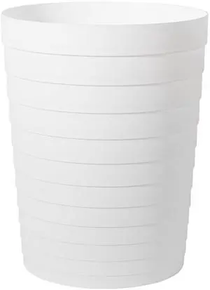 Small Bathroom Trash Can Wastebasket, Plastic Garbage Bin Container Basket for Bathrooms, Laundry Room, Kitchens, Offices, Kids Rooms, Dorms, White, 1.8 Gallon Small Bathroom Trash Can Wastebasket, Plastic Garbage Bin Container Basket for Bathrooms, Laundry Room, Kitchens, Offices, Kids Rooms, Dorms, White, 1.8 Gallon