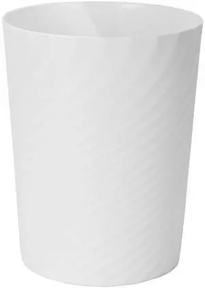 Small Plastic Trash Can - 1.8 Gallon - White - Wastebasket Garbage Can Container Small Plastic Trash Can - 1.8 Gallon - White - Wastebasket Garbage Can Container
