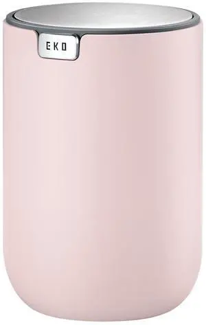 Fandy 0.4 Gal/1.5L Mini Tabletop Trash Bin with Swing-Lid, Desktop Trash Can for Bathroom Countertop, Vanity, Coffee or Office, Small Garbage Bin (Pink) Fandy 0.4 Gal/1.5L Mini Tabletop Trash Bin with Swing-Lid, Desktop Trash Can for Bathroom Countertop, Vanity, Coffee or Office, Small Garbage Bin (Pink)