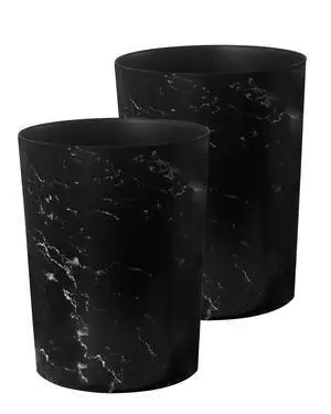 Small Trash Can for Bathroom, 2 Gallon Trash Can Trash Bin Wastebasket Garbage Can for Kitchen,Bathroom Office, Bedroom,Dorms,Laundry Room (Black, 2 Pack) Small Trash Can for Bathroom, 2 Gallon Trash Can Trash Bin Wastebasket Garbage Can for Kitchen,Bathroom Office, Bedroom,Dorms,Laundry Room (Black, 2 Pack)