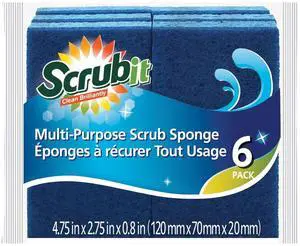 Non-Scratch Cleaning Scrub Sponges- Scrubbing Dish Sponge Ideal for Washing Kitchen,Dishes, Bathroom &More Dishwashing Sponge Along with A Thought Scrubber 6 sponges Non-Scratch Cleaning Scrub Sponges- Scrubbing Dish Sponge Ideal for Washing Kitchen,Dishes, Bathroom &More Dishwashing Sponge Along with A Thought Scrubber 6 sponges