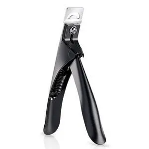 Acrylic Nail Clippers, Professional Stainless Steel Edge Cutter for False Nail Tips, Salon & Home Use Sharp Blade Clip Manicure Tool, Black Acrylic Nail Clippers, Professional Stainless Steel Edge Cutter for False Nail Tips, Salon & Home Use Sharp Blade Clip Manicure Tool, Black