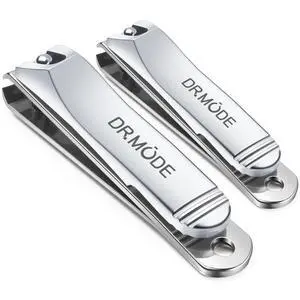 Finger Nail Clippers Adult, 2 Pack Large & Small Nail Clippers Set for Men Wome Fingernail Toenail, Stainless Steel Sharp Toenail Clippers Travel Nail Cutter Timmer with Case Finger Nail Clippers Adult, 2 Pack Large & Small Nail Clippers Set for Men Wome Fingernail Toenail, Stainless Steel Sharp Toenail Clippers Travel Nail Cutter Timmer with Case