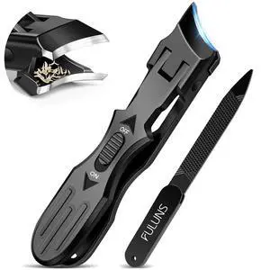 Nail Clippers for Men Thick Nails, Heavy Duty Slanted Toenail Clippers for Seniors Ingrown Toenails with Safety Lock, Large Fingernail Clipper Long Handle Nail Cutter Gifts for Men Women Adults, Black Nail Clippers for Men Thick Nails, Heavy Duty Slanted Toenail Clippers for Seniors Ingrown Toenails with Safety Lock, Large Fingernail Clipper Long Handle Nail Cutter Gifts for Men Women Adults, Black