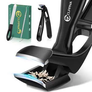 Toenail Clippers for Seniors, 2026 Upgrade Angled Head Nail Clippers for Men with Catcher, CLPPNA Ergonomic Toenails Clipper for Thick Toenails Long Handle, Sharp Wide Jaw Fingernail Clippers Adult Toenail Clippers for Seniors, 2026 Upgrade Angled Head Nail Clippers for Men with Catcher, CLPPNA Ergonomic Toenails Clipper for Thick Toenails Long Handle, Sharp Wide Jaw Fingernail Clippers Adult