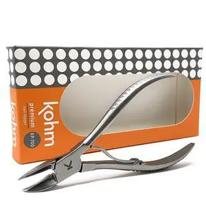 Kohm Ingrown Toenail Clippers | Super Control Cuticle Trimmer & Wide Jaws Precision Stainless Steel Nail Nippers for Thick & Ingrown Nails | Podiatrist-Recommended Toe Nail Cutter Kohm Ingrown Toenail Clippers | Super Control Cuticle Trimmer & Wide Jaws Precision Stainless Steel Nail Nippers for Thick & Ingrown Nails | Podiatrist-Recommended Toe Nail Cutter