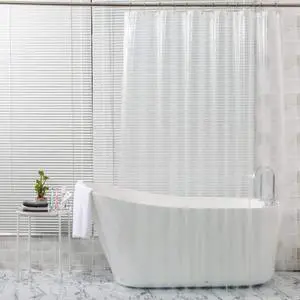 PEVA 4G Clear Shower Curtain Super Durable Plastic 72 Length, Weighted Standard 70 x 72, Bathroom Shower Curtain Liners with 3 Magnet PEVA 4G Clear Shower Curtain Super Durable Plastic 72 Length, Weighted Standard 70 x 72, Bathroom Shower Curtain Liners with 3 Magnet