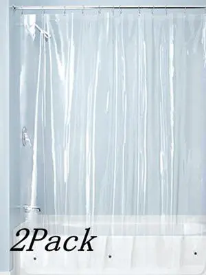 PEVA 4G Shower Curtain Liner (Pack of 2),Bathroom Liner,72 Inch by 72 Inch - Clear PEVA 4G Shower Curtain Liner (Pack of 2),Bathroom Liner,72 Inch by 72 Inch - Clear