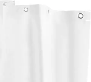 KN61469 Medium Weight 5 Gauge Extra Long Waterproof PEVA Shower Curtain Liner with Rust-Resistant Metal Grommets and Weighted Magnetic Hem for Bathroom, 70" W x 78" H, White KN61469 Medium Weight 5 Gauge Extra Long Waterproof PEVA Shower Curtain Liner with Rust-Resistant Metal Grommets and Weighted Magnetic Hem for Bathroom, 70" W x 78" H, White