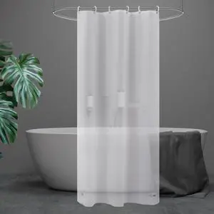 Shower Stall Curtain 36x72 inches,Frosted Small Stall Shower Curtain Liner with 2 Magnets Plastic Waterproof Shower Curtain with Hooks Shower Stall Curtain 36x72 inches,Frosted Small Stall Shower Curtain Liner with 2 Magnets Plastic Waterproof Shower Curtain with Hooks