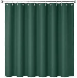 Premium 6 Gauge EVA Shower Curtain Liner - PVC Free Magnetized Bottom Odorless with Rustproof Grommets (Hunter Green) Premium 6 Gauge EVA Shower Curtain Liner - PVC Free Magnetized Bottom Odorless with Rustproof Grommets (Hunter Green)