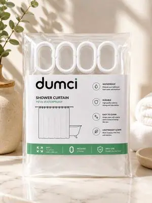 -Clear Shower Curtain - 72x72 Odorless Plastic with Magnets, Washable Long Bathroom Curtain - Premium PEVA Waterproof Bath Curtain, Rust-Proof Bathroom Essentials -Clear Shower Curtain - 72x72 Odorless Plastic with Magnets, Washable Long Bathroom Curtain - Premium PEVA Waterproof Bath Curtain, Rust-Proof Bathroom Essentials