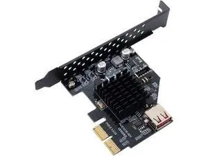 Deuninker USB 3.1 Front Panel Socket USB 2.0 to PCI-E Express Card Adapter for Motherboard Deuninker USB 3.1 Front Panel Socket USB 2.0 to PCI-E Express Card Adapter for Motherboard