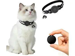 Pet Tracker,GPS Collar for Cats (iOS Only) Smart tag,Waterproof Compatible with Apple Find My,No Monthly Fee,Advanced Tracking Solution Smart Collar for Pet Safety Ideal Small Large Cats Pet Tracker,GPS Collar for Cats (iOS Only) Smart tag,Waterproof Compatible with Apple Find My,No Monthly Fee,Advanced Tracking Solution Smart Collar for Pet Safety Ideal Small Large Cats