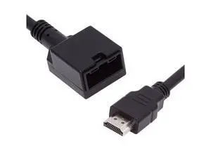Deuninker HDMI 1.4 Type A to Type-E Socket Video Audio 4K Cable for Automotive Connection System Grade Connector 0.5M Deuninker HDMI 1.4 Type A to Type-E Socket Video Audio 4K Cable for Automotive Connection System Grade Connector 0.5M