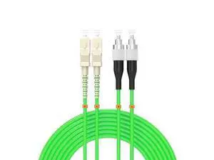 Deuninker om5 sc to fc Fiber Patch Cable 10Meters/32ft 40Gb/100GB/giga-bit multimode Duplex Jumper UPC MMF 50/125?m LSZH Fiber Optic Cord Deuninker om5 sc to fc Fiber Patch Cable 10Meters/32ft 40Gb/100GB/giga-bit multimode Duplex Jumper UPC MMF 50/125?m LSZH Fiber Optic Cord