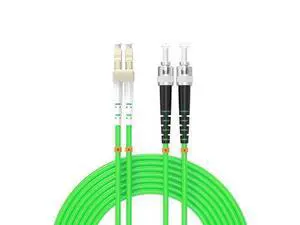 Deuninker Fiber Patch Cable lc to st UPC om5 40Gb/100GB/giga-bit multimode Duplex Jumper MMF 50/125?m LSZH Fiber Optic Cord,8Meters/26.2ft Deuninker Fiber Patch Cable lc to st UPC om5 40Gb/100GB/giga-bit multimode Duplex Jumper MMF 50/125?m LSZH Fiber Optic Cord,8Meters/26.2ft