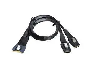 Deuninker SlimSAS SFF-8654 8i 4.0 to Dual SAS 8087 Cable 32AWG 24G High-Speed Server Internal Cable with Anti-Misdirection Design (0.5M) Deuninker SlimSAS SFF-8654 8i 4.0 to Dual SAS 8087 Cable 32AWG 24G High-Speed Server Internal Cable with Anti-Misdirection Design (0.5M)