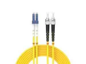 Deuninker 75Meters 246ft LC/UPC-ST/UPC Single-Mode Fiber Optic Cable LC to ST OS2 Jumper Optical Patch Cord Duplex 9/125um Yellow LC-ST Deuninker 75Meters 246ft LC/UPC-ST/UPC Single-Mode Fiber Optic Cable LC to ST OS2 Jumper Optical Patch Cord Duplex 9/125um Yellow LC-ST