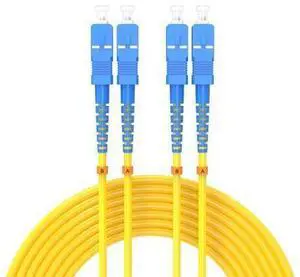 Deuninker 75Meters 246ft SC/UPC-SC/UPC Single-Mode Fiber Optic Cable SC to SC OS2 Jumper Optical Patch Cord Duplex 9/125um Yellow SC-SC Deuninker 75Meters 246ft SC/UPC-SC/UPC Single-Mode Fiber Optic Cable SC to SC OS2 Jumper Optical Patch Cord Duplex 9/125um Yellow SC-SC