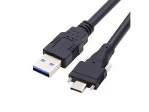 Deuninker USB 3.0 to USB C Dual Locking Connector Data Cable with Repeater Chipset for Industrial Camera 8.0M Deuninker USB 3.0 to USB C Dual Locking Connector Data Cable with Repeater Chipset for Industrial Camera 8.0M