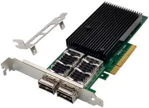 Mellanox ConnectX-3 Dual-Port QSFP+ 40GbE VPI NIC - PCIe 3.0 x8 for InfiniBand/Ethernet with Hardware Offload & RoCE Support Mellanox ConnectX-3 Dual-Port QSFP+ 40GbE VPI NIC - PCIe 3.0 x8 for InfiniBand/Ethernet with Hardware Offload & RoCE Support
