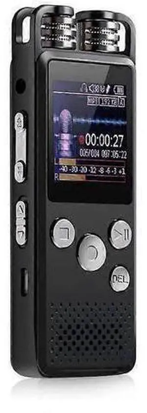Ecocleanpath Professional Voice Activated Digital Audio Recorder, 16GB USB Pen with Noise Reduction & 45H Battery, Black Ecocleanpath Professional Voice Activated Digital Audio Recorder, 16GB USB Pen with Noise Reduction & 45H Battery, Black