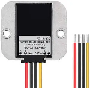 Deuninker DC to DC 12V 19V 1A 2A 3A 4A 5A Step-up Boost DC/DC Power Converter 95W Car Laptop Power Supply 9-16V to 19V 5A 95W(5A) Deuninker DC to DC 12V 19V 1A 2A 3A 4A 5A Step-up Boost DC/DC Power Converter 95W Car Laptop Power Supply 9-16V to 19V 5A 95W(5A)