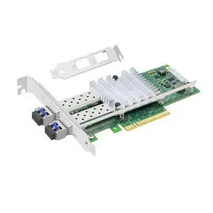 Buacoz 10Gb PCI-E X8 Dual SFP+ Port Fiber Fiber Optic Network Card,(with 2 Piece Single Mode Optical Module) with Intel 82599 Chip - X520-LR2 Ethernet Server Adapter Support Windows/Linux/VMware Buacoz 10Gb PCI-E X8 Dual SFP+ Port Fiber Fiber Optic Network Card,(with 2 Piece Single Mode Optical Module) with Intel 82599 Chip - X520-LR2 Ethernet Server Adapter Support Windows/Linux/VMware