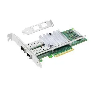 Buacoz PCI-E X8 10G Dual SFP+ Port Fiber Optic Network Card, X520-DA2 with Intel 82599 Chip Ethernet Adapter Server E10G42BF Support Windows Server/Linux/VMware Buacoz PCI-E X8 10G Dual SFP+ Port Fiber Optic Network Card, X520-DA2 with Intel 82599 Chip Ethernet Adapter Server E10G42BF Support Windows Server/Linux/VMware