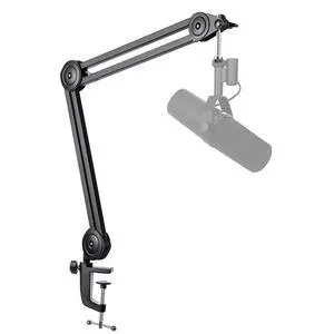 Deuninker Microphone Arm Stand-Heavy Duty Boom Arm, Suspension Scissor Adjustable Mic Stand with Desk Mount, C-calmp, 5/8" Screw, Cable Ties, for Recording Gaming Streaming Podcasting-BM63 Deuninker Microphone Arm Stand-Heavy Duty Boom Arm, Suspension Scissor Adjustable Mic Stand with Desk Mount, C-calmp, 5/8" Screw, Cable Ties, for Recording Gaming Streaming Podcasting-BM63