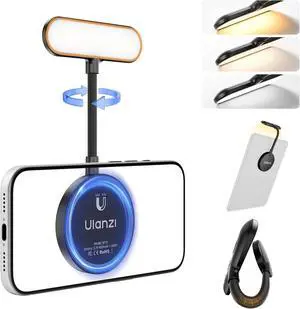 Deuninker M10 Magnetic Selfie Light, LED Gooseneck Phone Light for MagSafe, 5 Color Temps, Rechargeable Flexible LED Light for iPhone/iPad/Kindle/Laptop Video Conference Deuninker M10 Magnetic Selfie Light, LED Gooseneck Phone Light for MagSafe, 5 Color Temps, Rechargeable Flexible LED Light for iPhone/iPad/Kindle/Laptop Video Conference