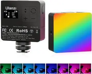 Deuninker VL49 Pro RGB Video Light, Mini Rechargeable LED Camera 360° Full Color Portable,2500-9000K Dimmable LED Panel Lamp w LCD Display,Photography Lighting Support Magnetic Attraction Deuninker VL49 Pro RGB Video Light, Mini Rechargeable LED Camera 360° Full Color Portable,2500-9000K Dimmable LED Panel Lamp w LCD Display,Photography Lighting Support Magnetic Attraction