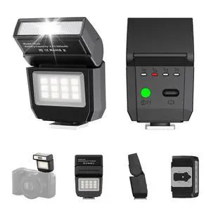 Deuninker SL03 Mini Flash Speedlite - GN8 Powerful 6500k On-Camera Flash Light, 4 Power Levels, Compatible with Sony ZV-1/ZV-E10/Canon/Nikon/Fuji/Panasonic/Leica/Olympus, Not Fits Sony ZV-1F Deuninker SL03 Mini Flash Speedlite - GN8 Powerful 6500k On-Camera Flash Light, 4 Power Levels, Compatible with Sony ZV-1/ZV-E10/Canon/Nikon/Fuji/Panasonic/Leica/Olympus, Not Fits Sony ZV-1F