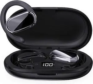 Open Ear Bluetooth Earbuds with ENC, Air Bone Conduction, Adjustable Ear Hook for Running & Cycling Open Ear Bluetooth Earbuds with ENC, Air Bone Conduction, Adjustable Ear Hook for Running & Cycling