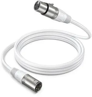 Deuninker XLR Cable, 5.9ft Balanced 3-Pin Microphone Cable for Home Studio Recording,Male to Female XLR Cord for Microphone,Aduio Interface,Streaming-L9CW Deuninker XLR Cable, 5.9ft Balanced 3-Pin Microphone Cable for Home Studio Recording,Male to Female XLR Cord for Microphone,Aduio Interface,Streaming-L9CW
