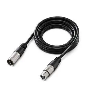Deuninker XLR Cable, Microphone Audio Cable, 9.8ft Cable with Balanced 3 PIN, XLR Male to Female Cord, Compatible with XLR Microphone for Recording Podcast Streaming, Black-L9 Deuninker XLR Cable, Microphone Audio Cable, 9.8ft Cable with Balanced 3 PIN, XLR Male to Female Cord, Compatible with XLR Microphone for Recording Podcast Streaming, Black-L9