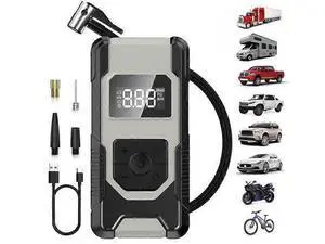 Ecocleanpath 150PSI Cordless Tire Inflator with LCD Display, Portable Air Compressor for Car Tires (Black) Ecocleanpath 150PSI Cordless Tire Inflator with LCD Display, Portable Air Compressor for Car Tires (Black)