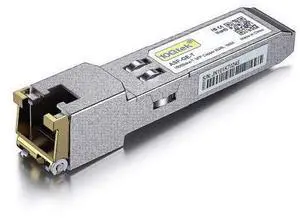 1.25G SFP-T, 1000BASE-T Copper SFP, SFP to RJ45 SFP, Compatible with HPP Aruba J8177B/J8177C 1.25G SFP-T, 1000BASE-T Copper SFP, SFP to RJ45 SFP, Compatible with HPP Aruba J8177B/J8177C