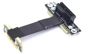 90 Degree Right Angle PCIE X1 Riser PCIe 3.0 x1 to x1 Extension Cable 8Gbps PCI Express 1x Riser Card Ribbon Extender 90 Degree Right Angle PCIE X1 Riser PCIe 3.0 x1 to x1 Extension Cable 8Gbps PCI Express 1x Riser Card Ribbon Extender