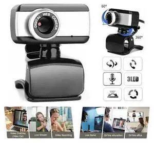 30FPS USB 2.0 HD Webcam Camera Web Cam With Mic For Computer PC Laptop Desktop For Youtube Live Teleworking Video Conference 30FPS USB 2.0 HD Webcam Camera Web Cam With Mic For Computer PC Laptop Desktop For Youtube Live Teleworking Video Conference