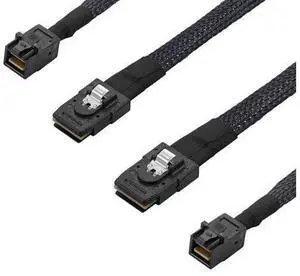 DeuninkerHeretom 2PCS Mini SAS SFF-8643 to Mini SAS 36Pin SFF-8087 Cable DeuninkerHeretom 2PCS Mini SAS SFF-8643 to Mini SAS 36Pin SFF-8087 Cable